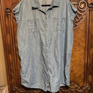 Wonderly Blue Denim Dress, Lovely Dress. Good Shape.